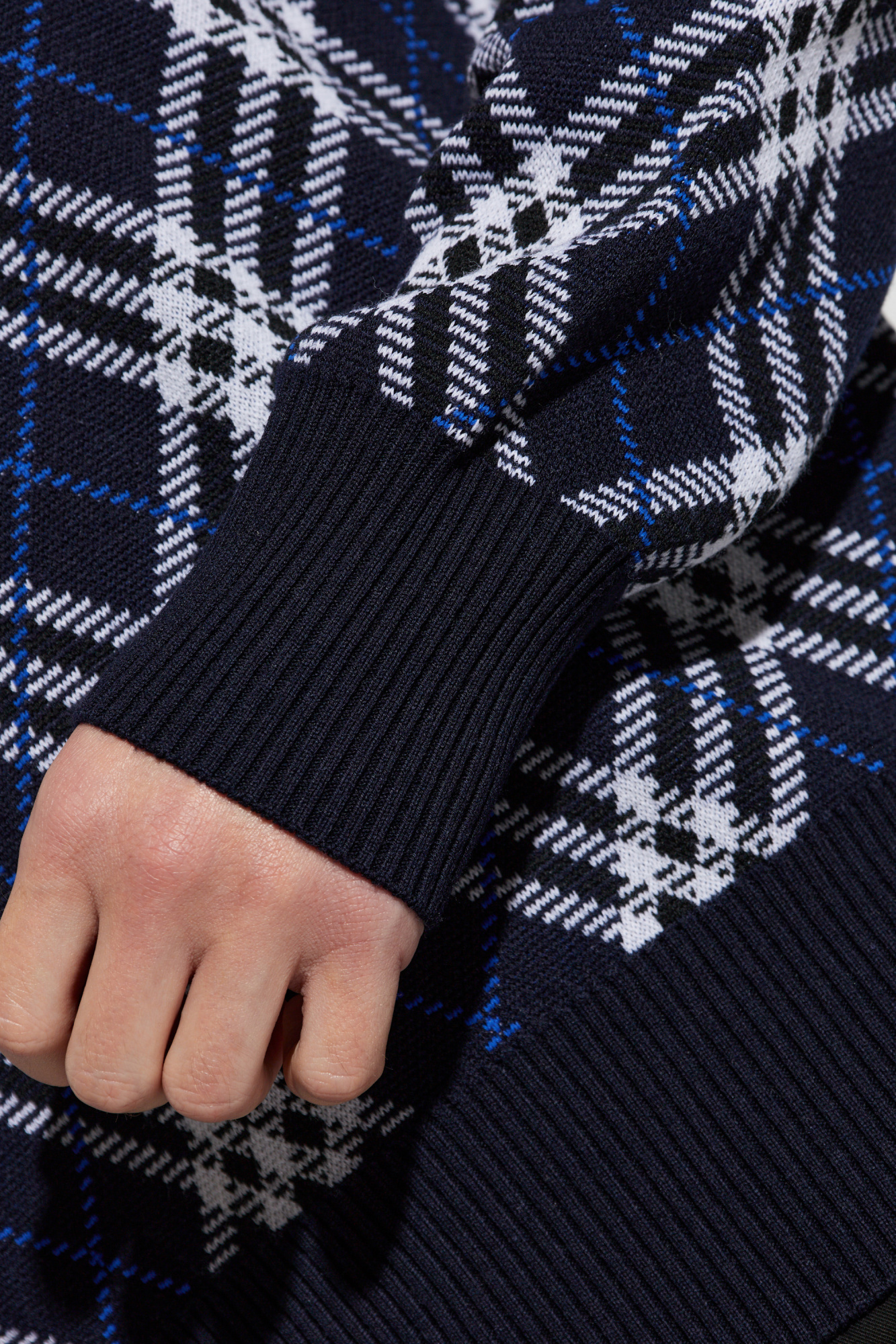 Navy blue Sweater `Gregory` Burberry - Vitkac AS